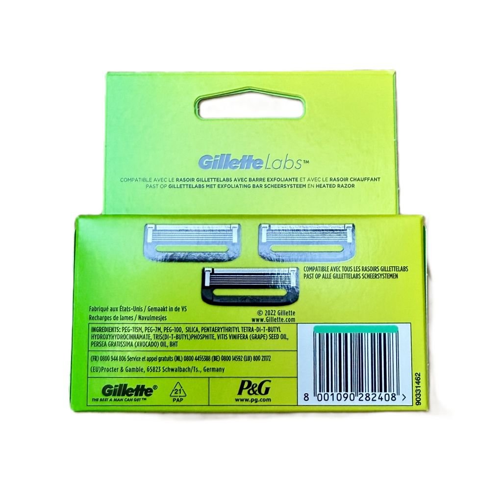 Gillette Labs 3pack scheermesjes - PrijzenStorm.nl
