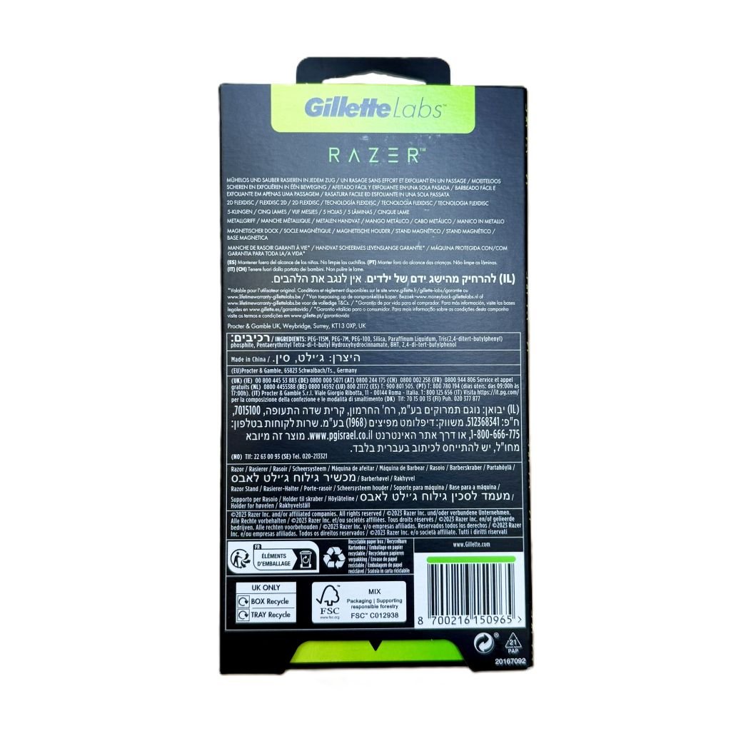 Gillette Razer scheersysteem inclusief mesje - Scheermesjes - PrijzenStorm.nl