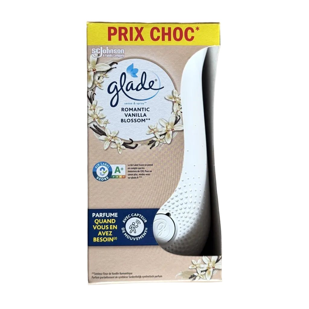 Glade Romantic Vanilla Blossom Sense & Spray starterkit inclusief navulling 1x18ml -Luchtverfrisser- PrijzenStorm.nl