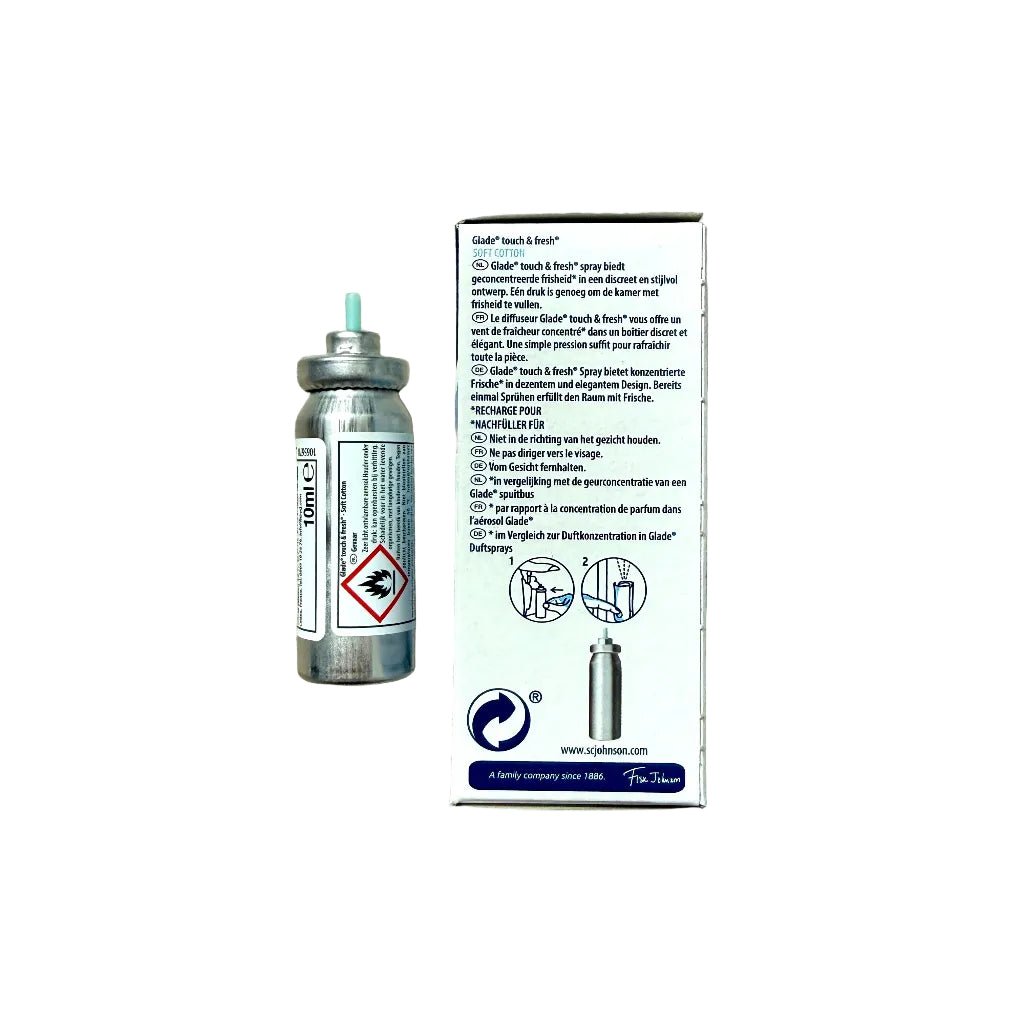 Glade Soft Cotton Touch & Fresh navulling 1x10ml - Luchtverfrisser - PrijzenStorm.nl