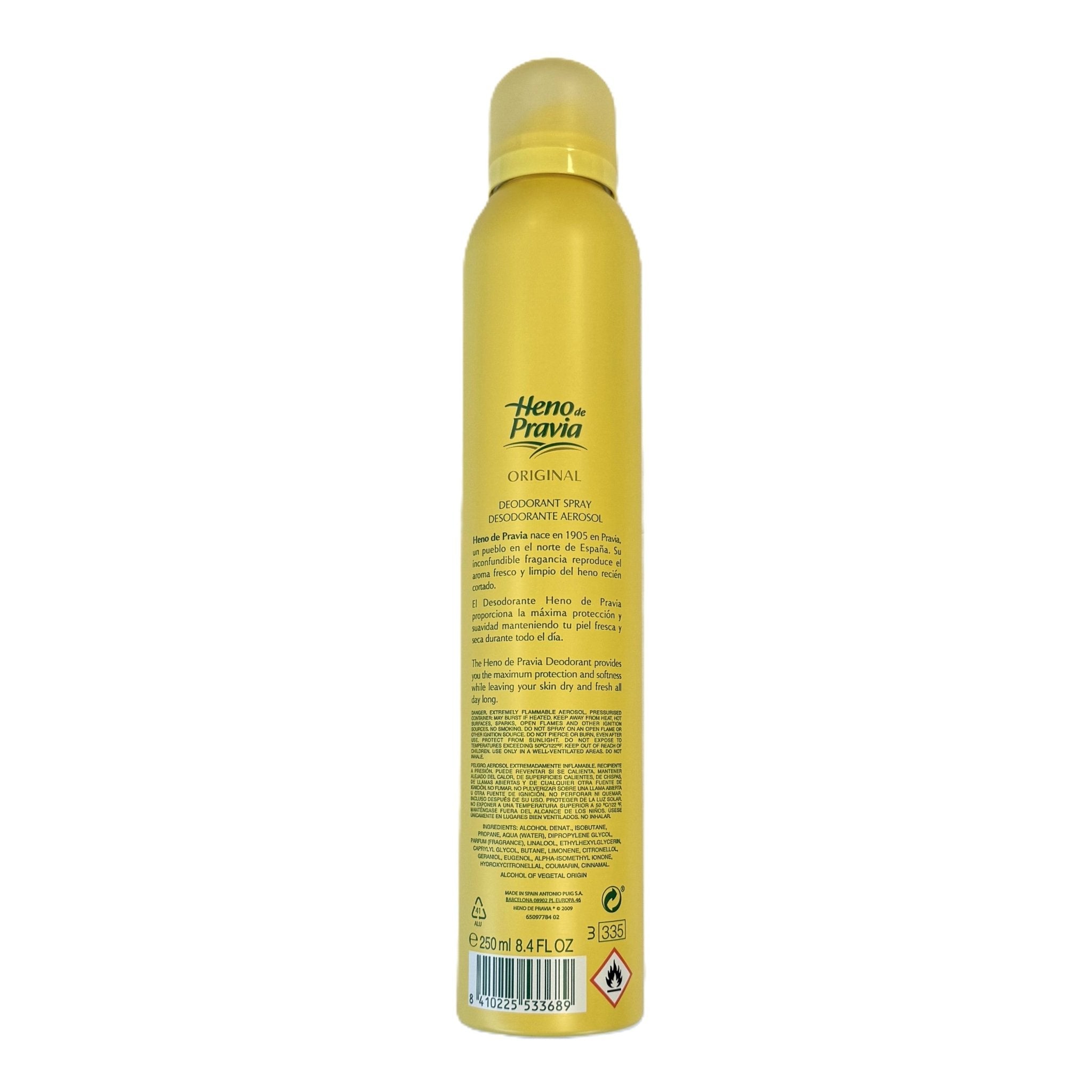 Heno de Pravia Original deodorant spray 250ml - Deodorant - PrijzenStorm.nl