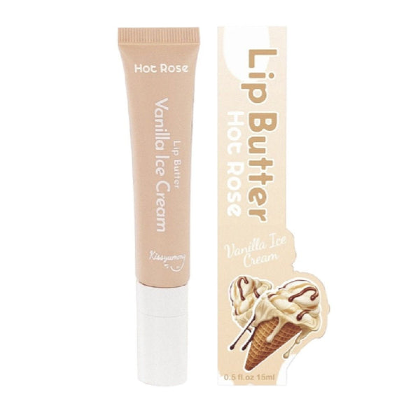 Hot Rose Vanilla Ice Cream Lip Butter 15ml - Lipverzorging - PrijzenStorm.nl