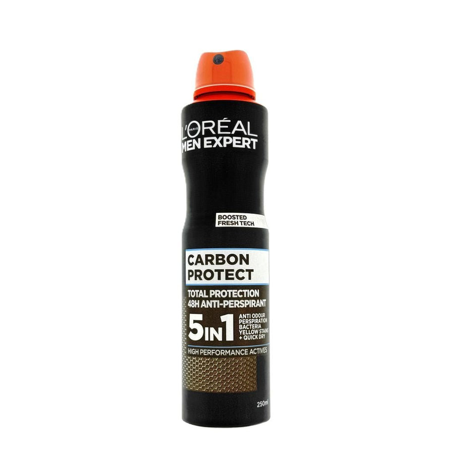 L'Oréal Men Expert Carbon Protect deodorant spray 250ml - Deodorant - PrijzenStorm.nl