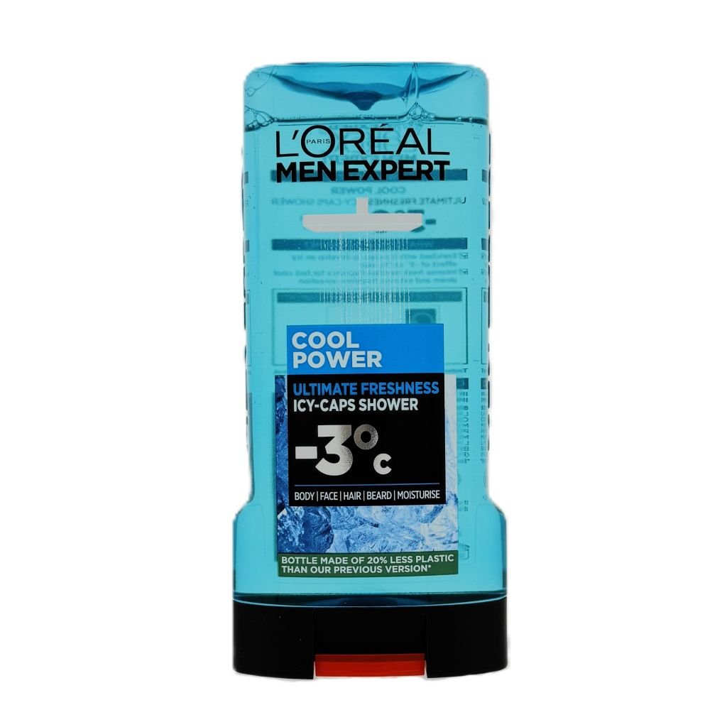L'Oréal Men Expert Cool Power Body, Face, Hair Wash 300ml - Douchegel - PrijzenStorm.nl