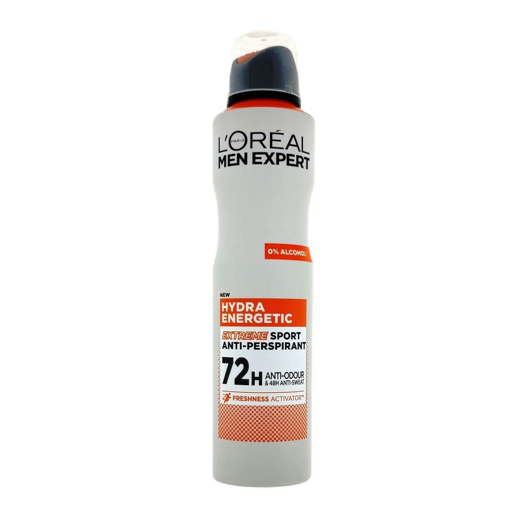 L'Oréal Men Expert Hydra Energetic deodorant spray 250ml - Deodorant - PrijzenStorm.nl