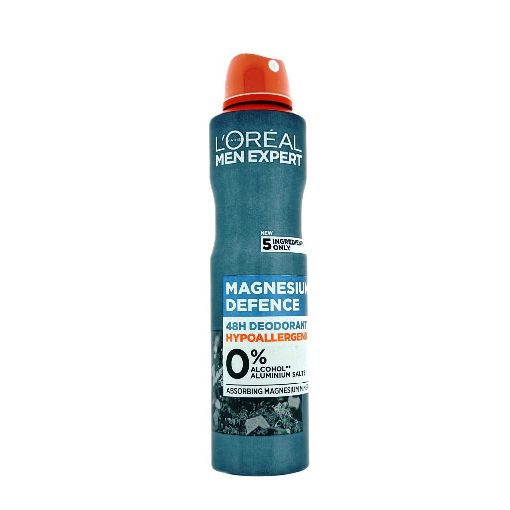 L'Oréal Men Expert Magnesium Defence deodorant spray 250ml - Deodorant - PrijzenStorm.nl