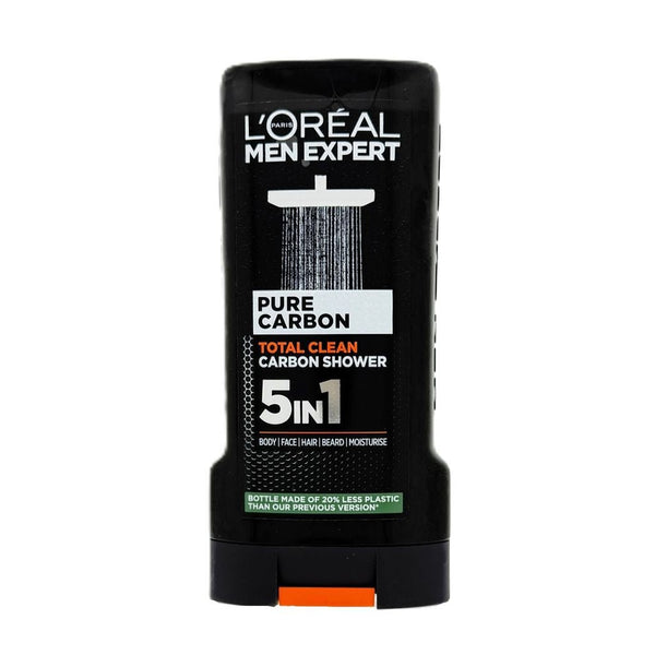 L'Oréal Men Expert Total Clean Body, Face, Hair & Shave Wash 300ml - Douchegel - PrijzenStorm.nl