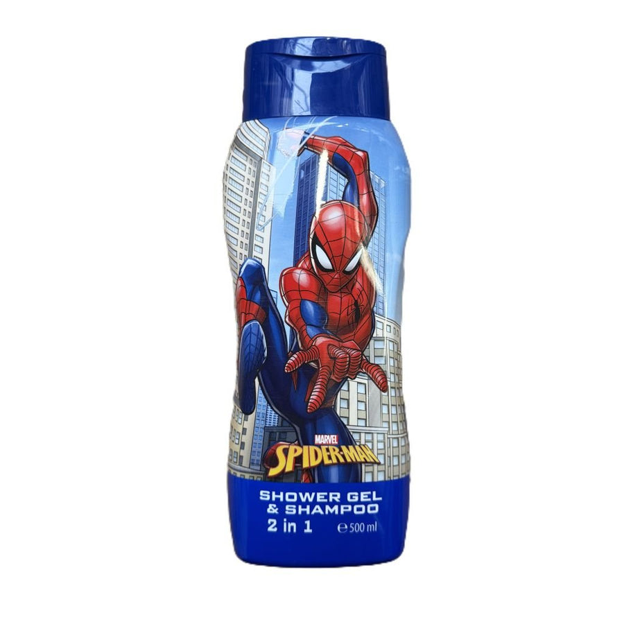 Marvel Spiderman 2 in 1 Shampoo & Showergel 500ml - Shampoo - PrijzenStorm.nl