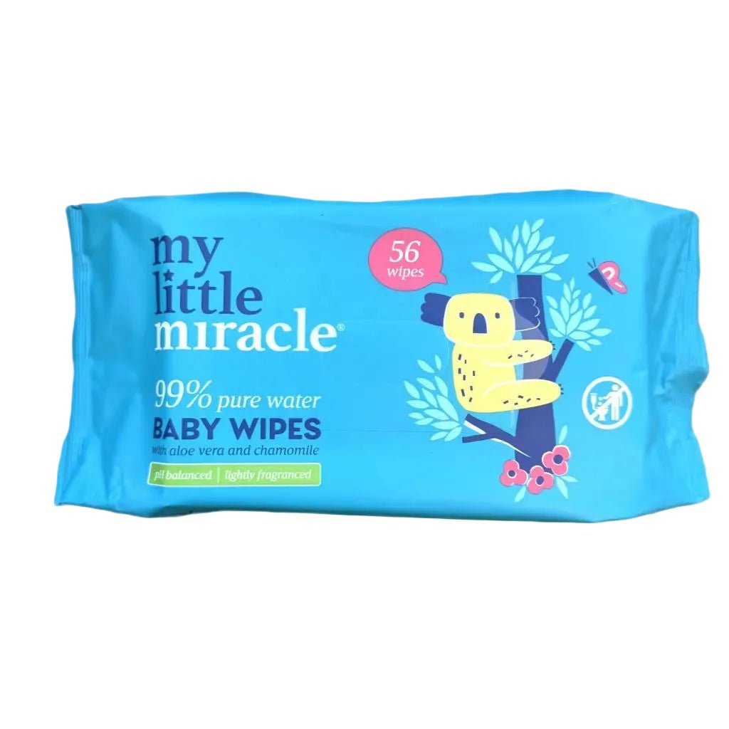 My Little Miracle 99% Pure Water Baby Wipes 56stuks - Baby Doekjes - PrijzenStorm.nl