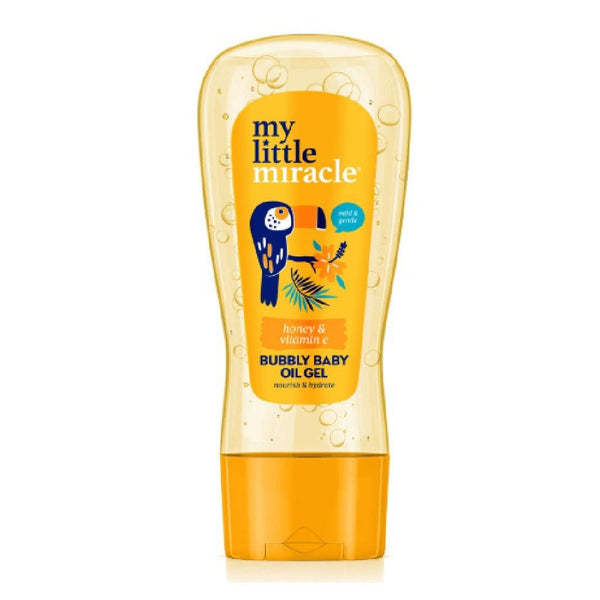 My Little Miracle Bubbly Baby Oil Gel Honey & Vitamin E 200ml - Baby olie - PrijzenStorm.nl