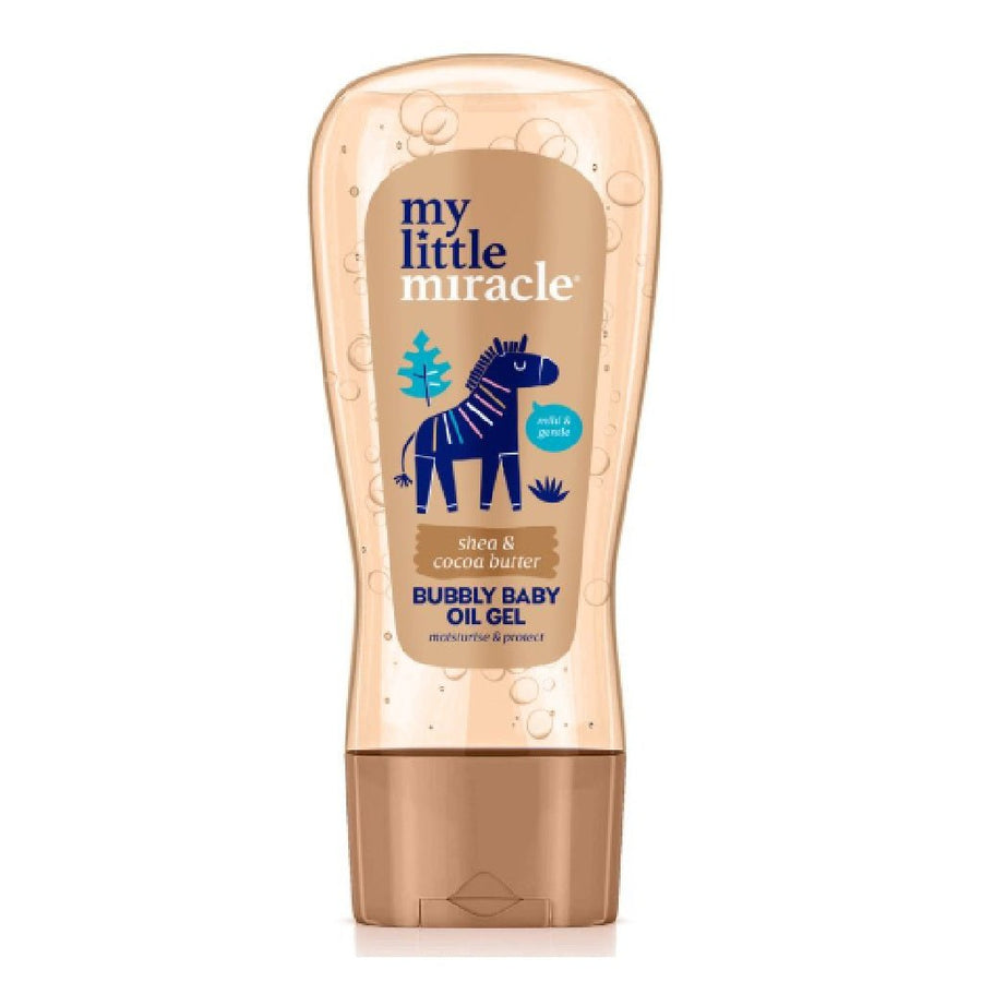 My Little Miracle Bubbly Baby Oil Gel Shea & Cocoa Butter 200ml - Baby olie - PrijzenStorm.nl