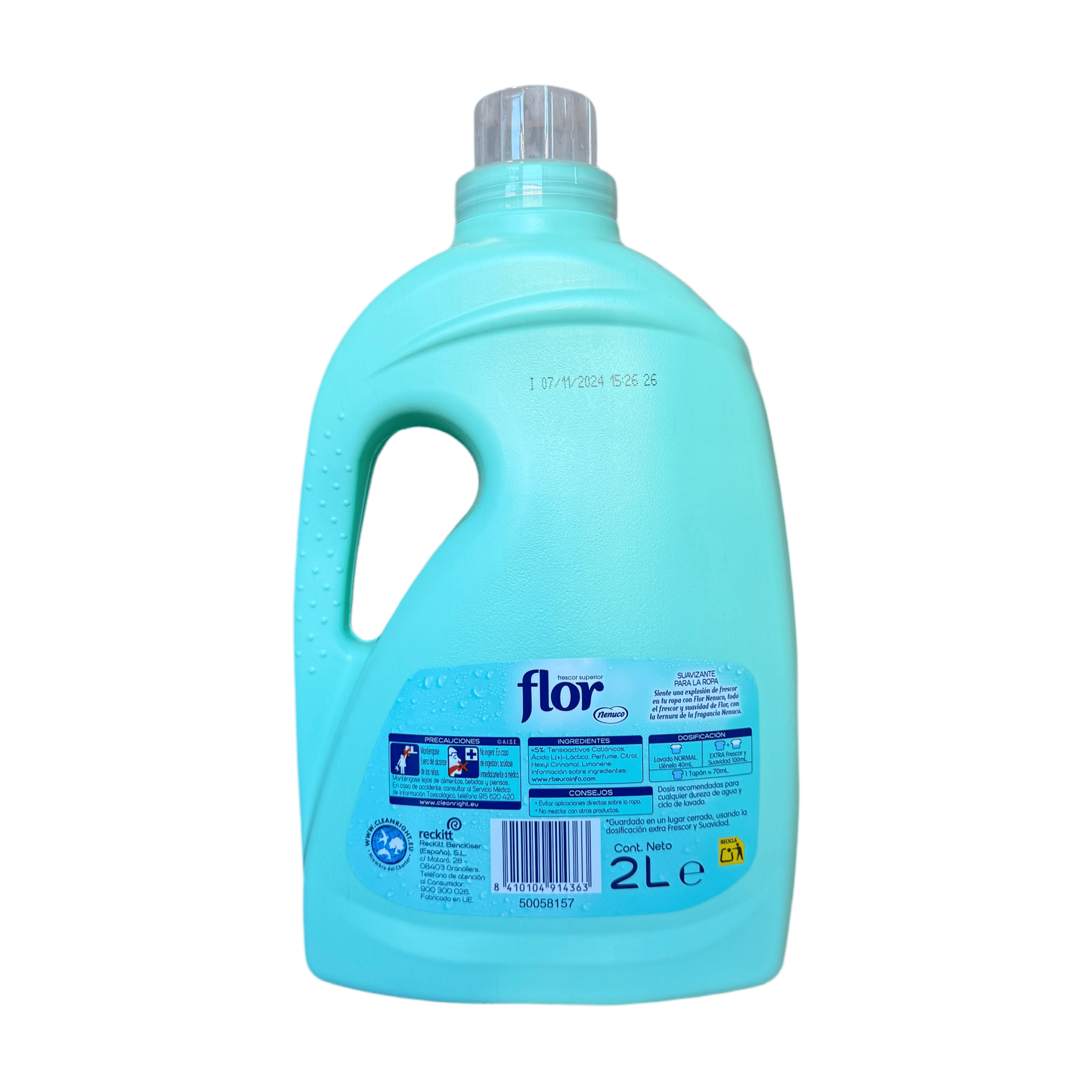 Nenuco wasverzachter flor 2000ml 50 wasbeurten NIEUW! - Wasverzachter - PrijzenStorm.nl