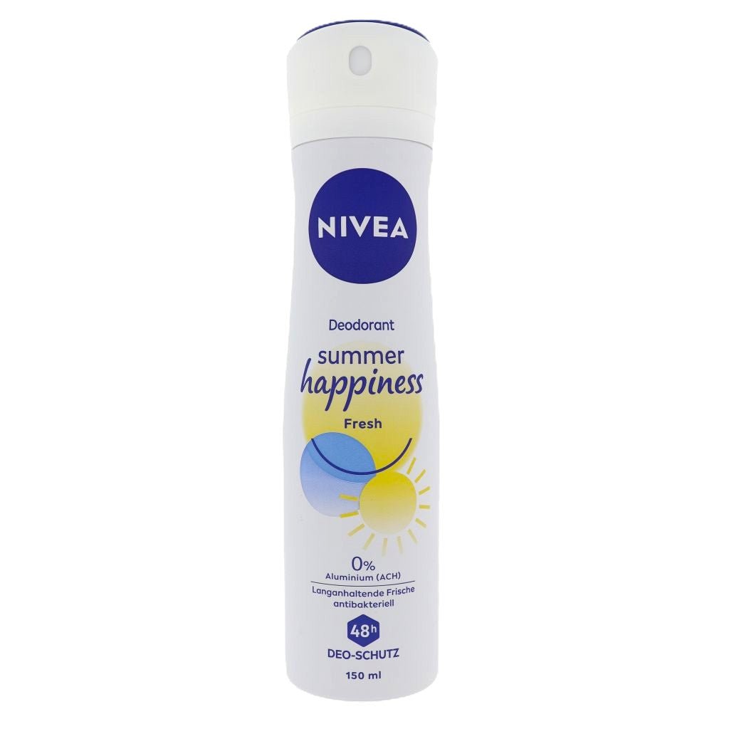 Nivea Summer Happiness Fresh deodorant spray 150ml - Deodorant - PrijzenStorm.nl