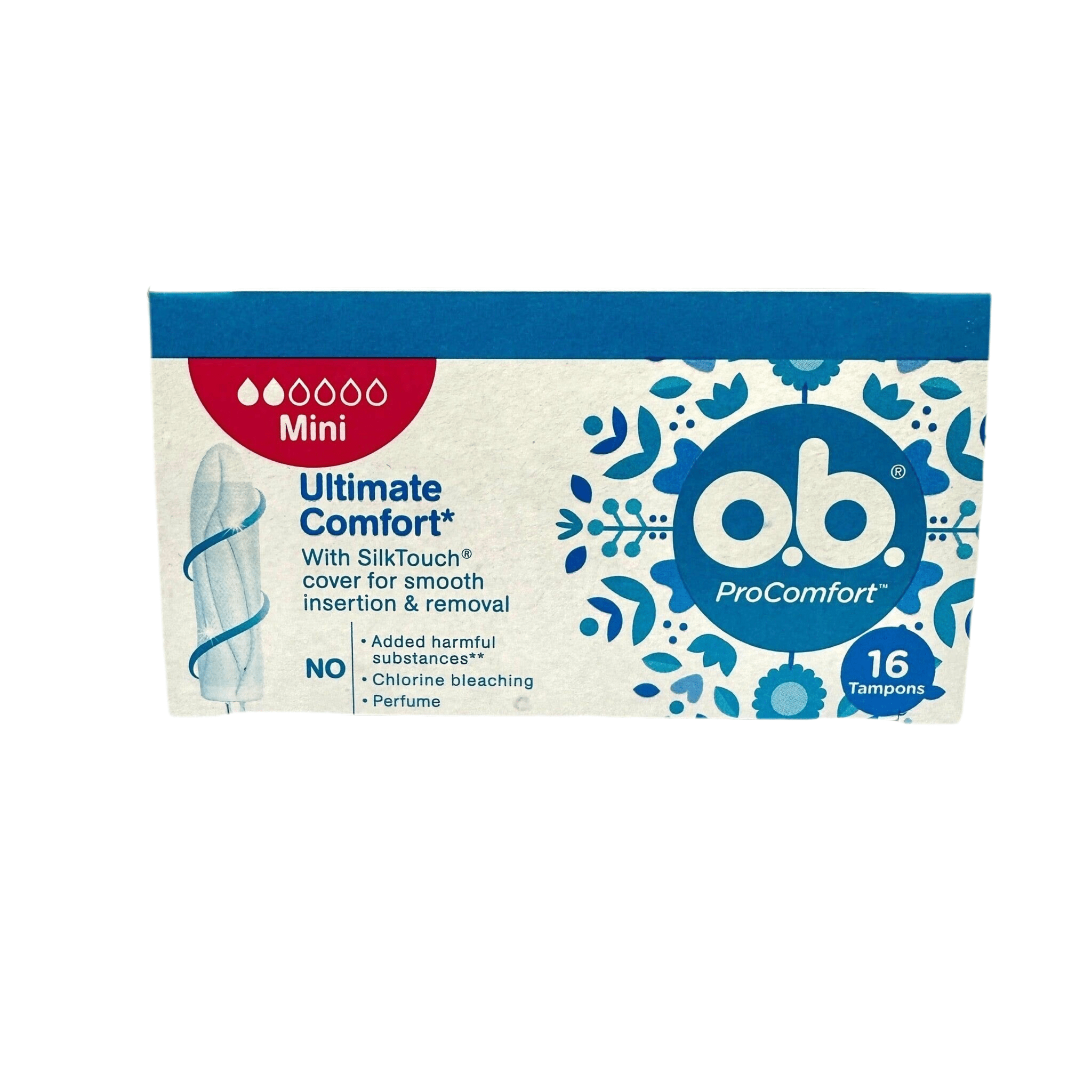 O.B. ProComfort mini tampons 16 stuks - Tampon - PrijzenStorm.nl