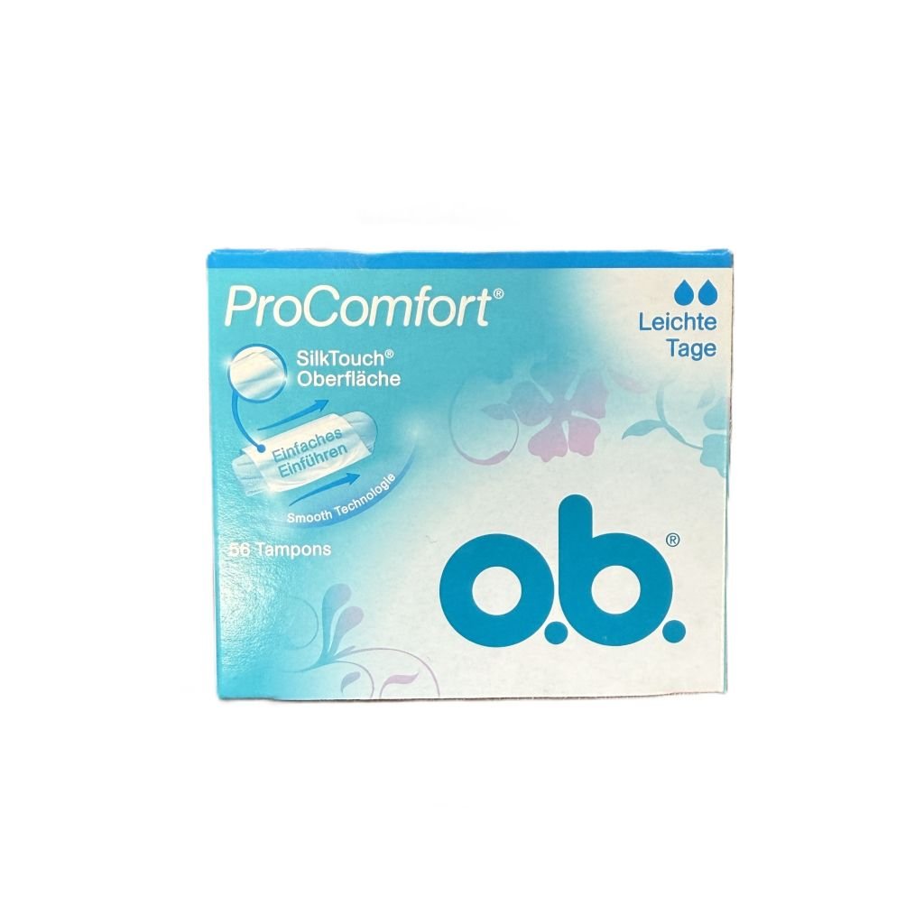 O.B. ProComfort tampons Light Days 56 stuks – Comfortabel, veilig & betrouwbaar - Tampon - PrijzenStorm.nl
