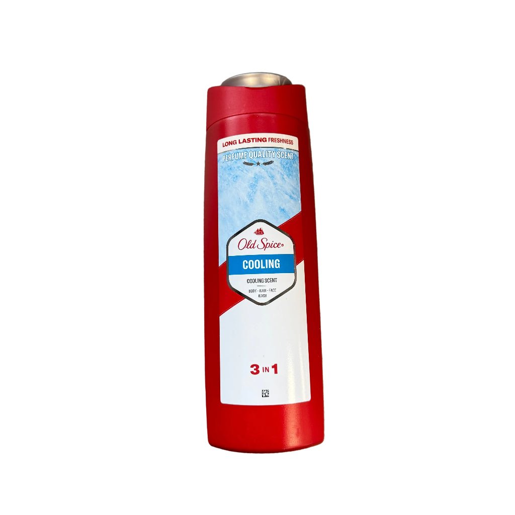Old Spice Cooling 3 in 1 Body, Hair & Face Wash 400ml - Douchegel - PrijzenStorm.nl