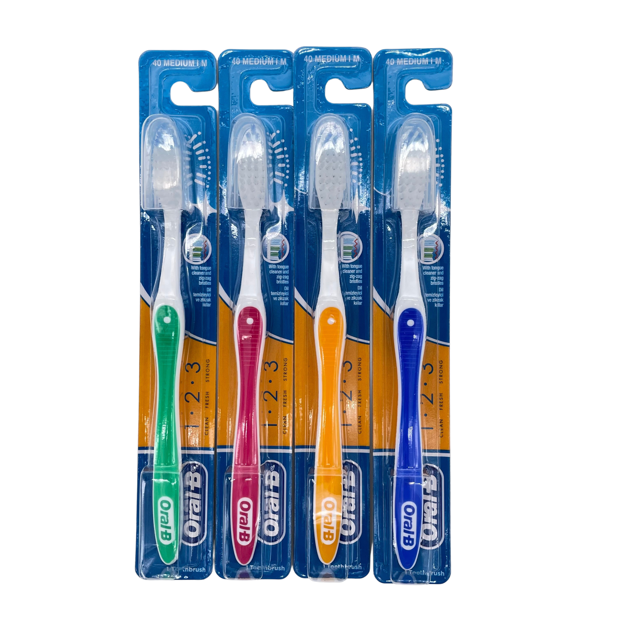 Oral-B 1-2-3 Medium tandenborstel