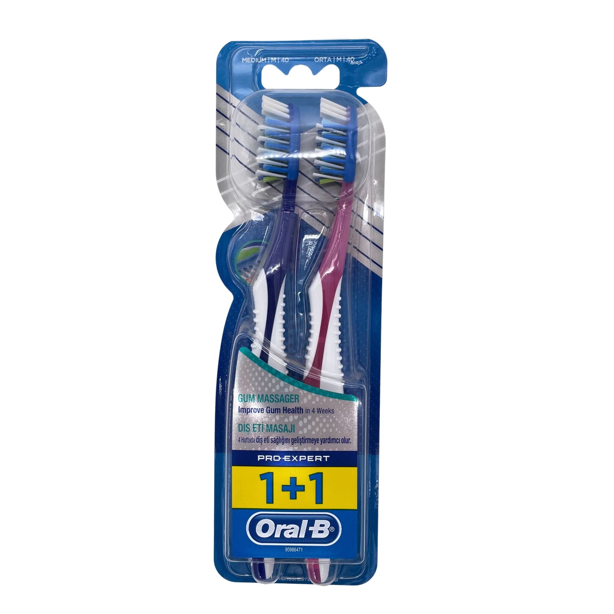 Oral-B Pro-Expert Tandvlees Verzorging tandenborstel 1+1