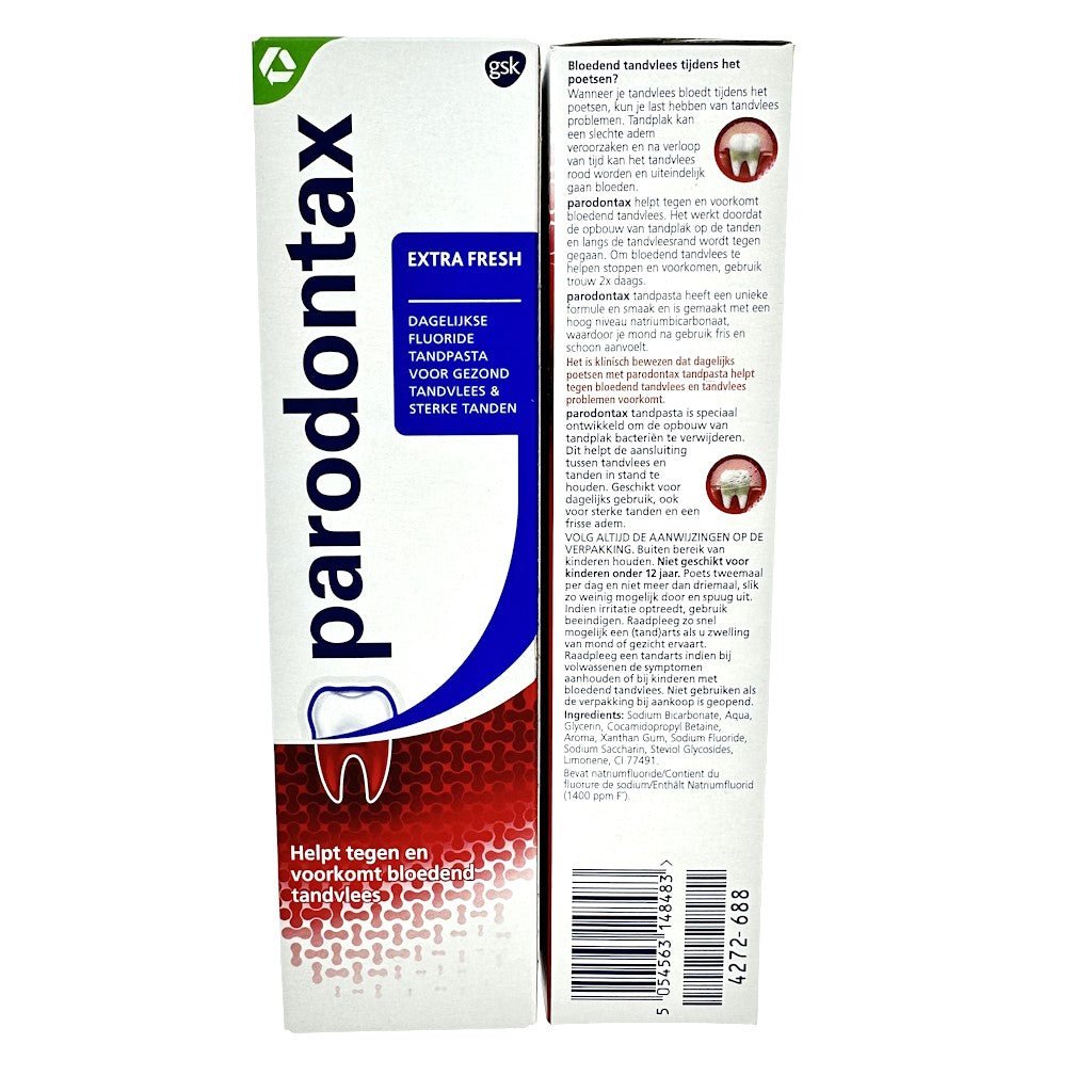 Parodontax Extra Fresh tandpasta 75ml EXP 0226 - Tandpasta - PrijzenStorm.nl