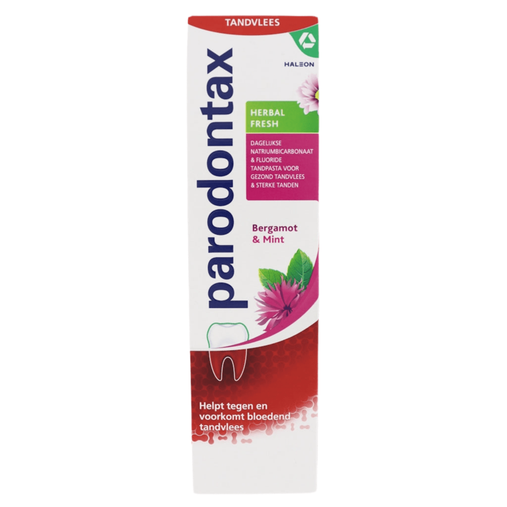 Parodontax Herbal Fresh Bergamot & Mint tandpasta 75ml EXP 03/27 - Tandpasta - PrijzenStorm.nl