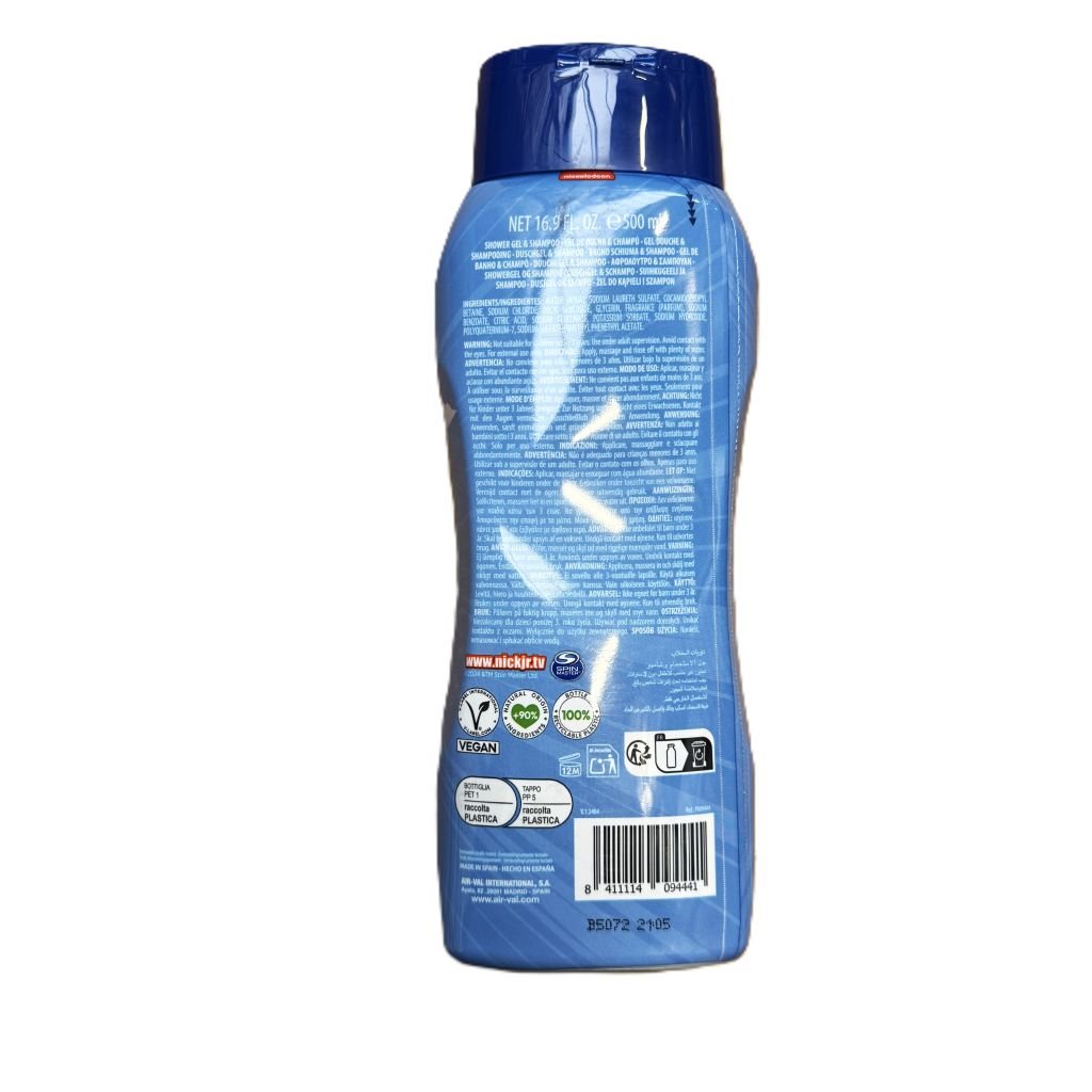 Paw Patrol 2 in 1 Shampoo & Showergel 500ml - Shampoo - PrijzenStorm.nl