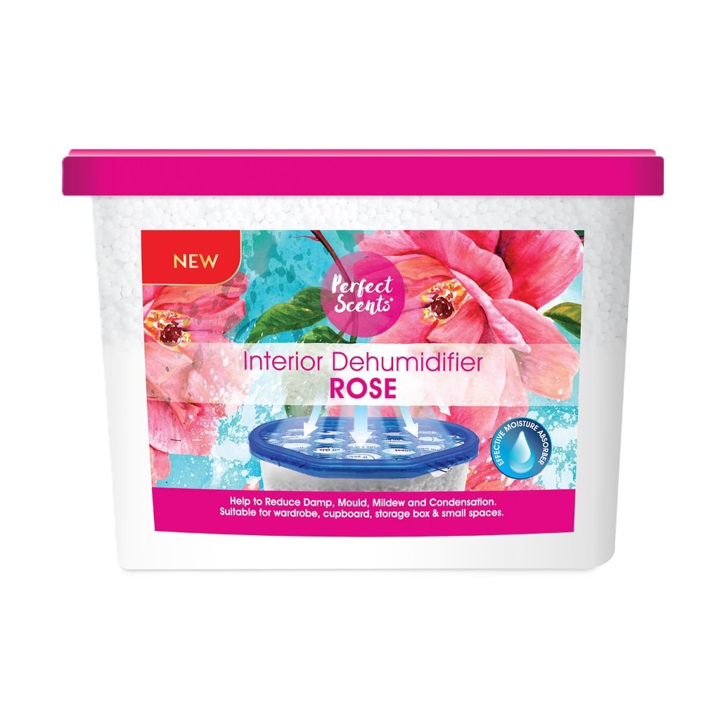 Perfect Scents Rose luchtontvochtiger 500ml - Luchtverfrisser - PrijzenStorm.nl