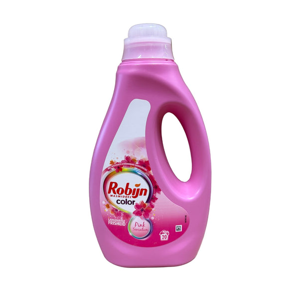 Robijn Color Pink Sensation vloeibaar wasmiddel 1000ML 20 wasbeurten - Wasmiddel - PrijzenStorm.nl