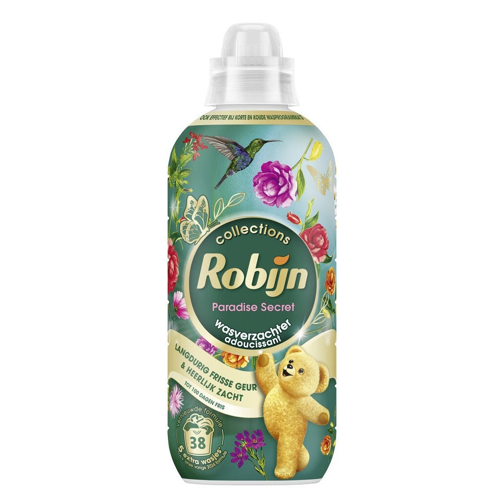 Robijn wasverzachter Paradise Secret 765ml 38 wasbeurten - Wasverzachter - PrijzenStorm.nl