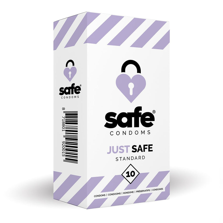 Safe Just Safe Standaard condoom 10 stuks EXP 09/27 OP = OP - Condooms - PrijzenStorm.nl