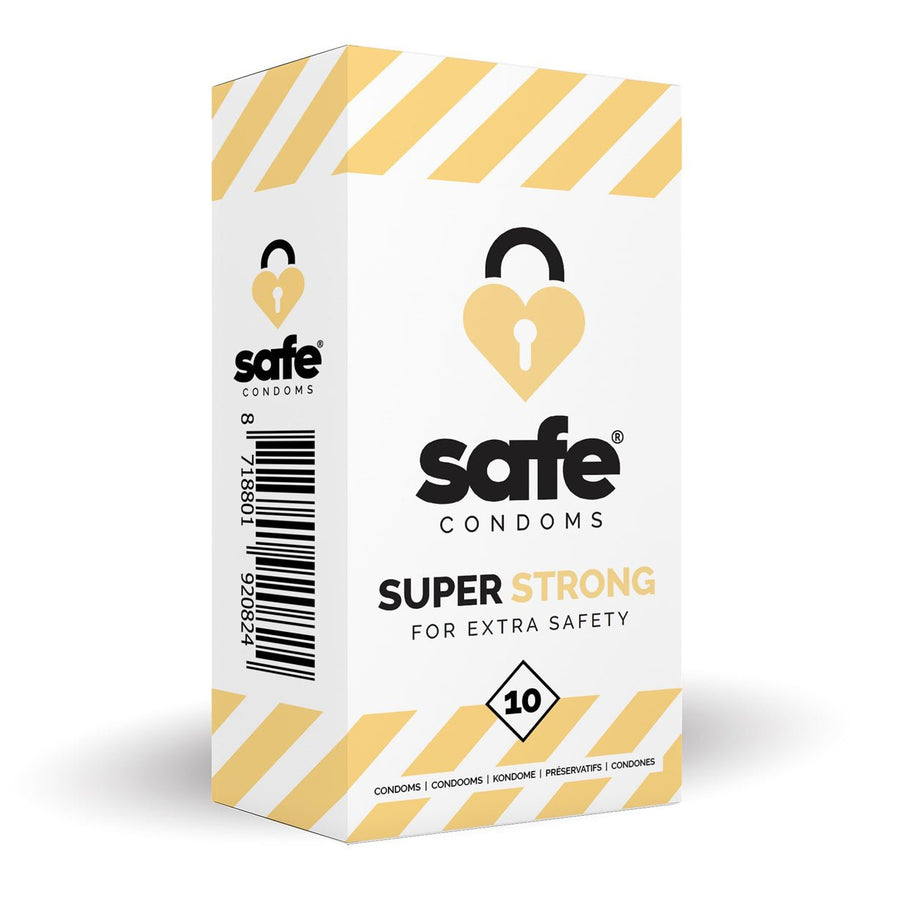 Safe Super Strong For Extra Safety condoom 10 stuks EXP 02/28 OP = OP - Condooms - PrijzenStorm.nl