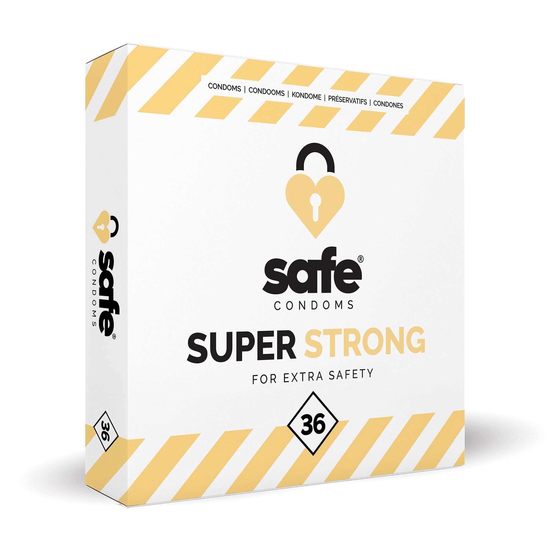 Safe Super Strong For Extra Safety condoom 36 stuks EXP 08/26 - Condooms - PrijzenStorm.nl