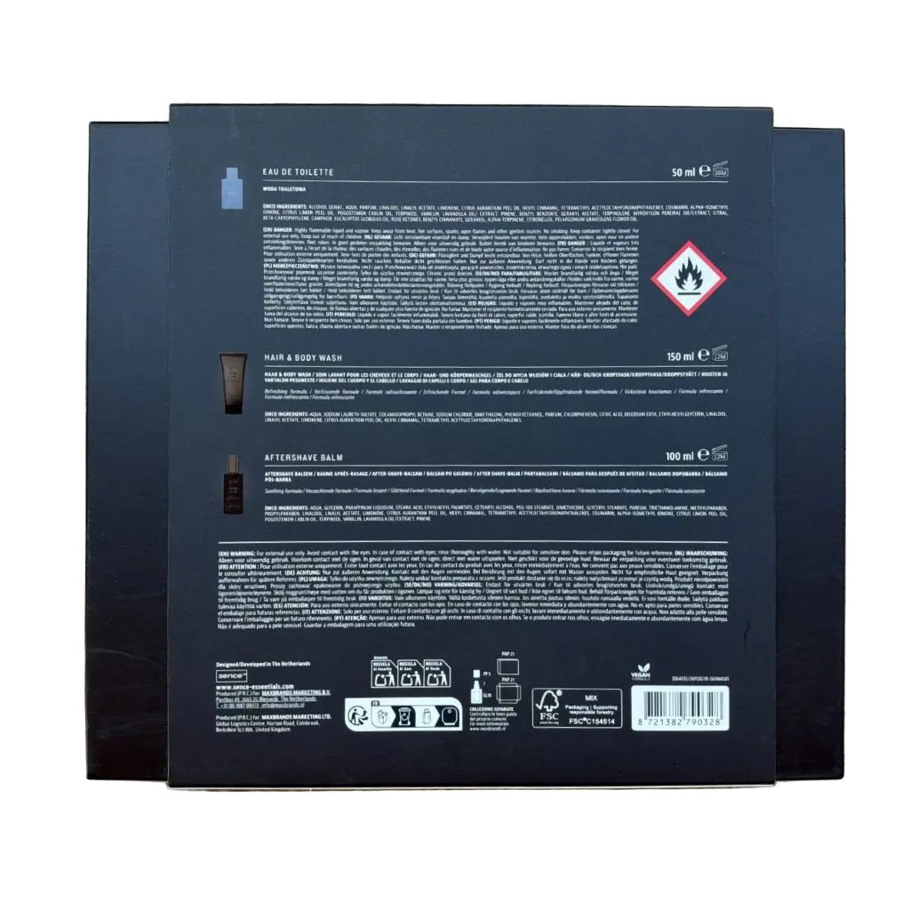 Sence Advanced Collection Giftset 3-delig Fragrance Set Dark OakSencePrijzenStorm.nl