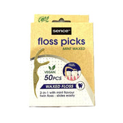 Sence Flosser mintsmaak 2 in 1 50 stuks - Flosser - PrijzenStorm.nl