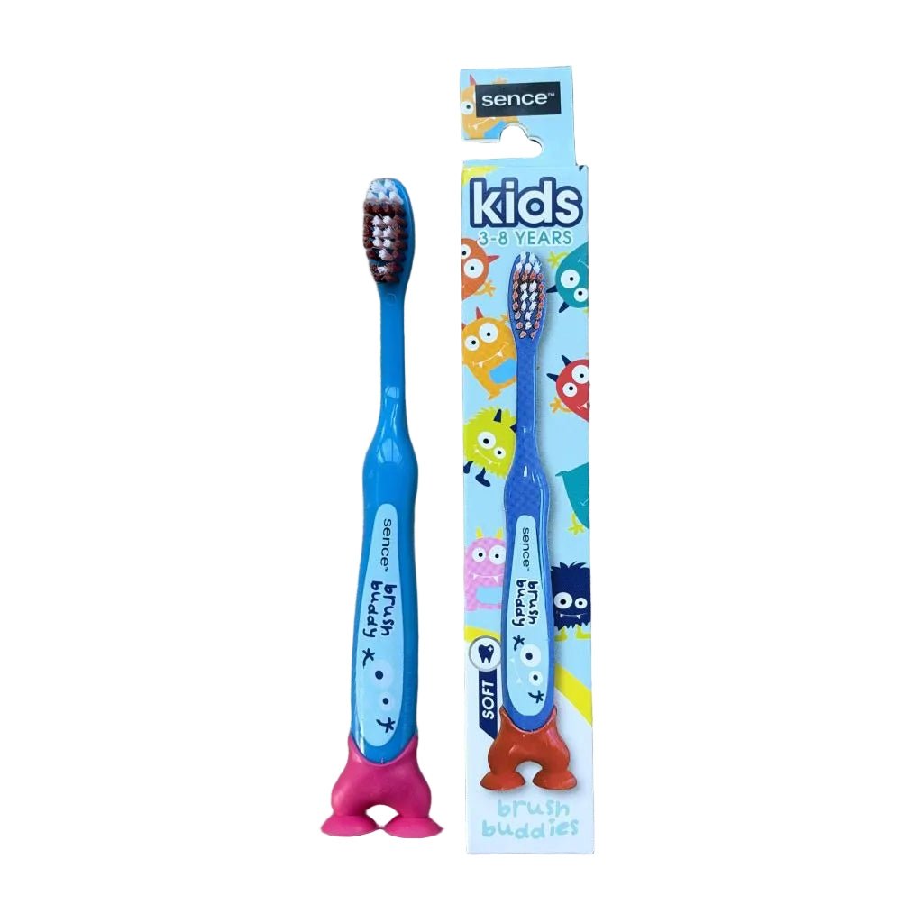 Sence Kids Soft Blauw tandenborstel -Tandenborstel- PrijzenStorm.nl