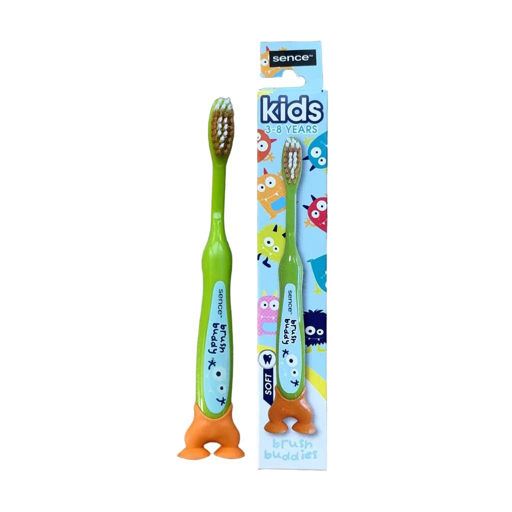 Sence Kids Soft Groen tandenborstel -Tandenborstel- PrijzenStorm.nl