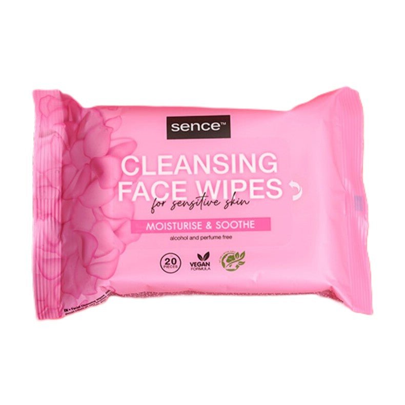 Sence Sensitive Cleansing Face Wipes 20 stuks - Facial Wipes - PrijzenStorm.nl