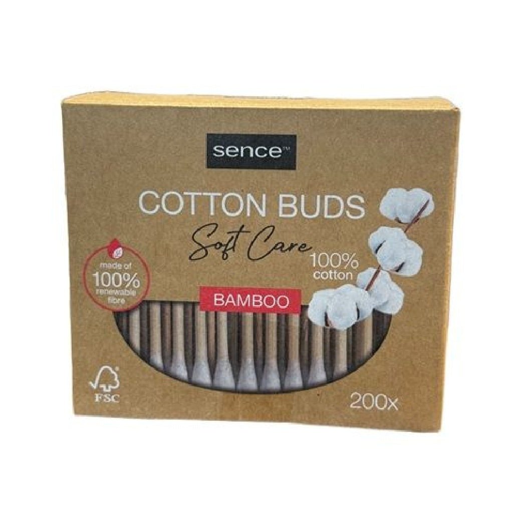 Sence Soft Care Bamboo Wattenstaafjes 200 stuks - Wattenstaafjes - PrijzenStorm.nl