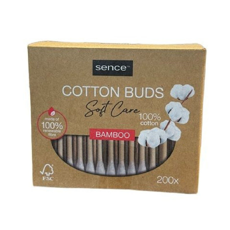 Sence Soft Care Bamboo Wattenstaafjes 200 stuks - Wattenstaafjes - PrijzenStorm.nl