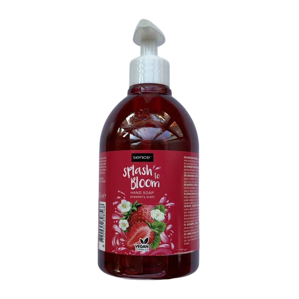 Sence Splash To Bloom Strawberry handzeep 500mlSencePrijzenStorm.nl