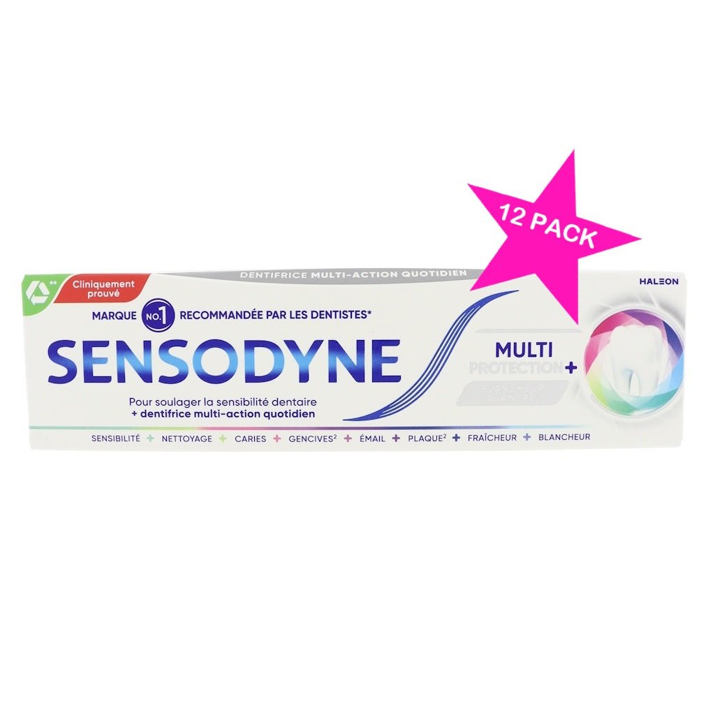 SENSODYNE 12PACK Complete Protection Whitening tandpasta 75ml EXP 09/26 OP = OP - Tandpasta - PrijzenStorm.nl