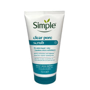 Simple Daily Skin Detox Clear Pore Scrub 150ml - Gezichtsreiniging - PrijzenStorm.nl