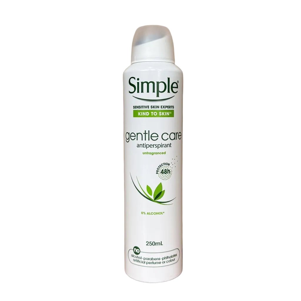 Simple Gentle Care deodorant spray 250ml - Deodorant - PrijzenStorm.nl