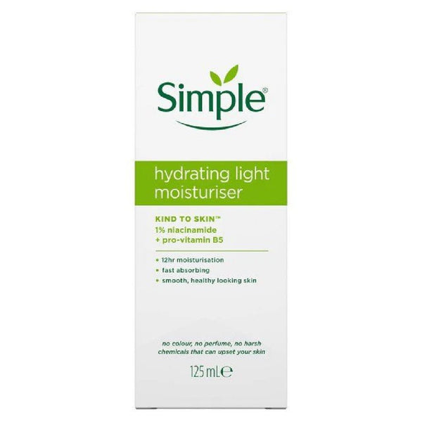 Simple Hydrating Light Moisturiser 125ml - Gezichtscrème - PrijzenStorm.nl
