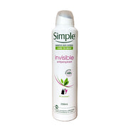 Simple Invisible deodorant spray 250ml - Deodorant - PrijzenStorm.nl