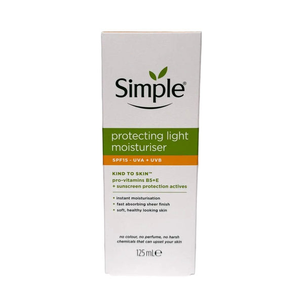 Simple Protecting Light Moisturiser SPF15 125ml - Gezichtscrème - PrijzenStorm.nl