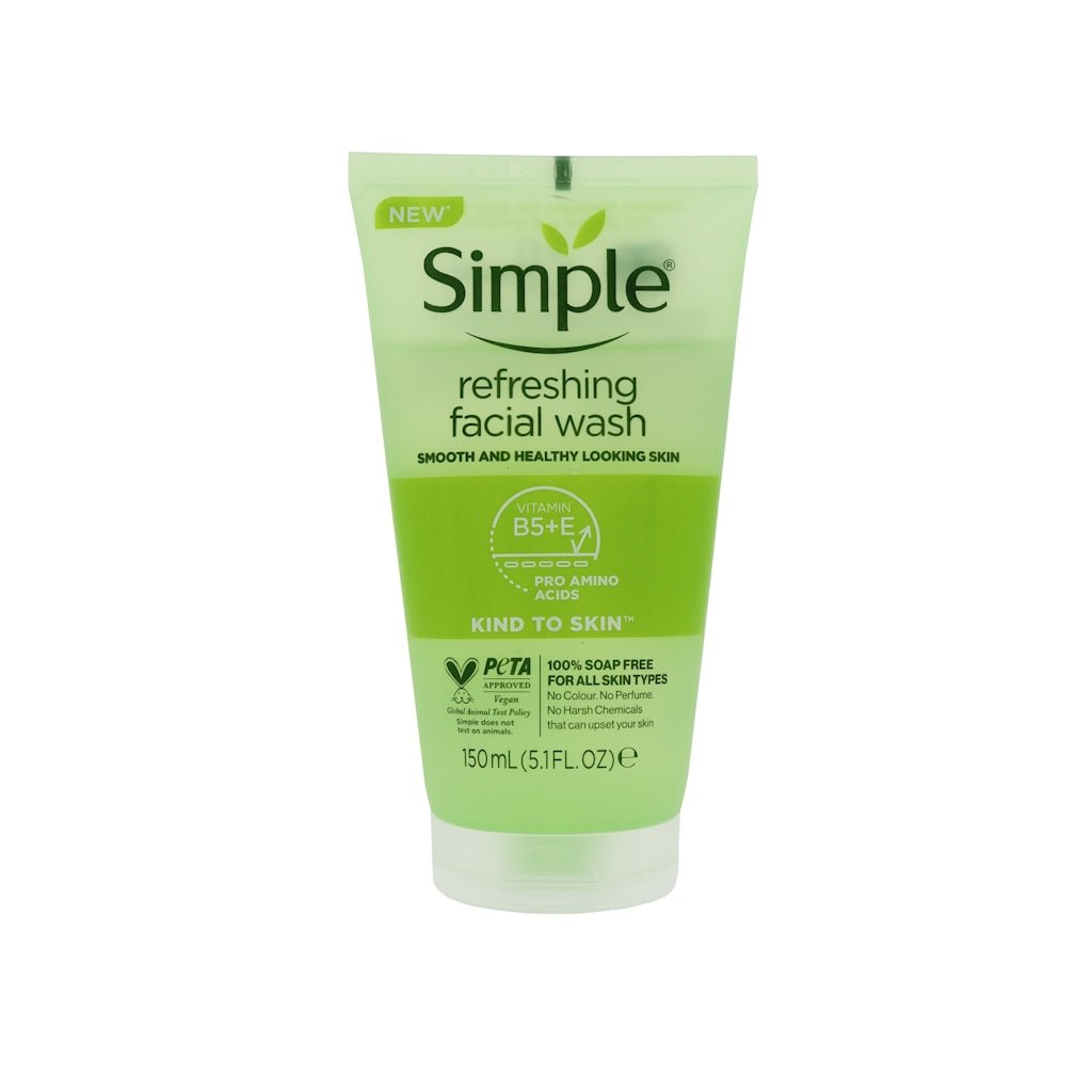 Simple Refreshing Facial Wash 150ml - Gezichtsreiniging - PrijzenStorm.nl