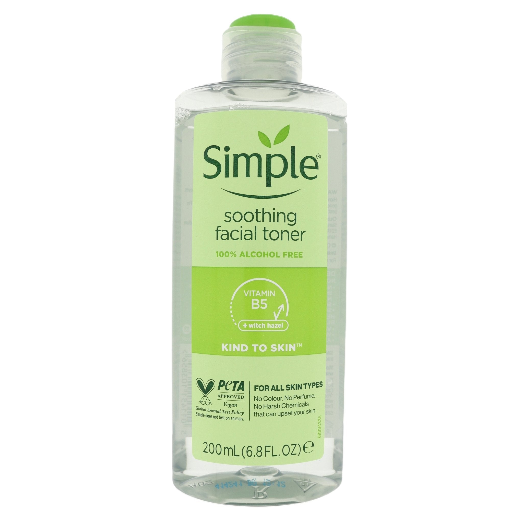 Simple Soothing Facial Toner 200ml - Gezichtsreiniging - PrijzenStorm.nl