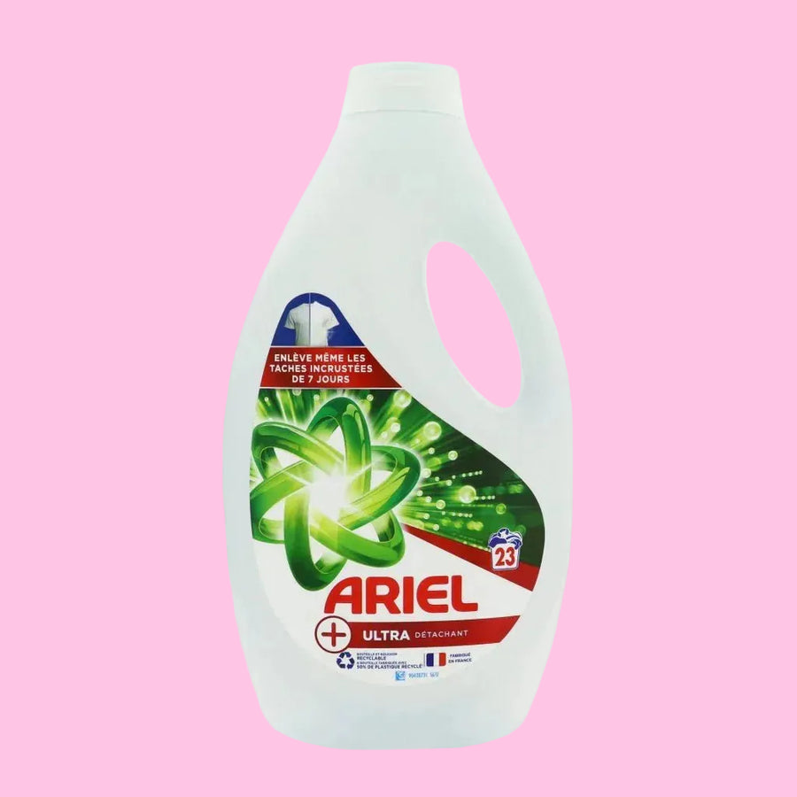 Storm Deal = 6 x 23 wasbeurten Ariel Ultra vlekverwijderaar vloeibaar wasmiddel - Wasmiddel - PrijzenStorm.nl