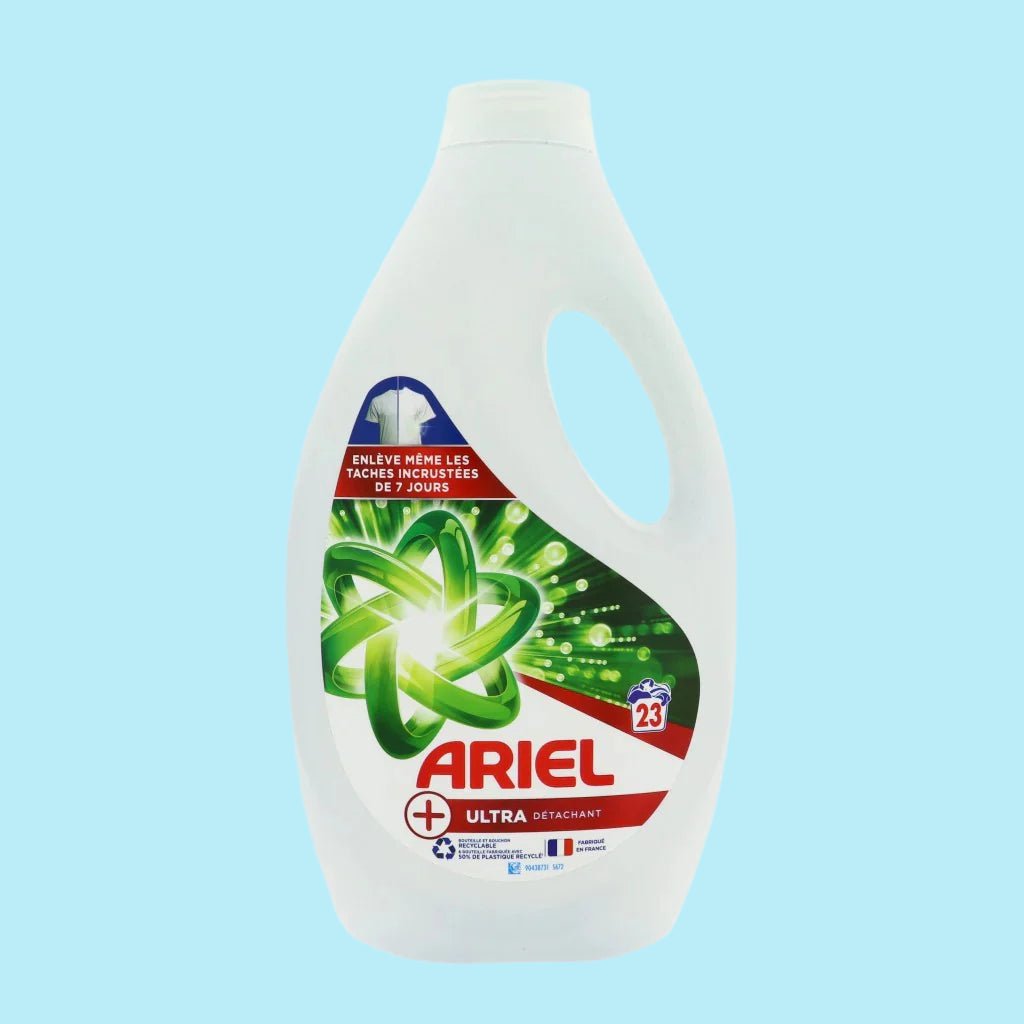 Storm Deal = 8 x 23 wasbeurten Ariel Ultra vlekverwijderaar vloeibaar wasmiddel - Wasmiddel - PrijzenStorm.nl