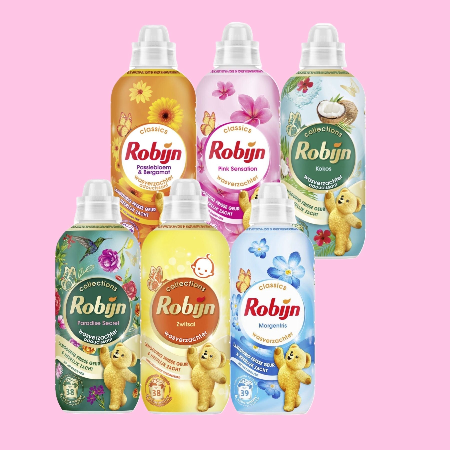 Super Deal = 6 flessen Robijn wasverzachter - Wasverzachter - PrijzenStorm.nl